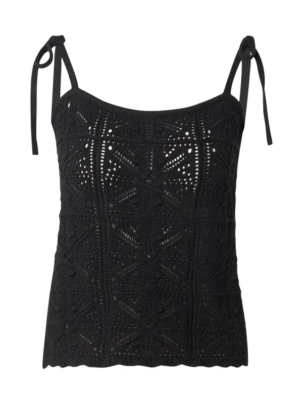 LEVI'S ® LEVI'S ® Top z naramnicami 'Abbey Tie-Shoulder Sweater Tank Top'  črna