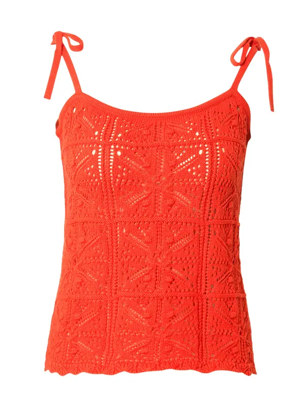LEVI'S ® LEVI'S ® Top z naramnicami 'Abbey Tie-Shoulder Sweater Tank Top'  rdeča