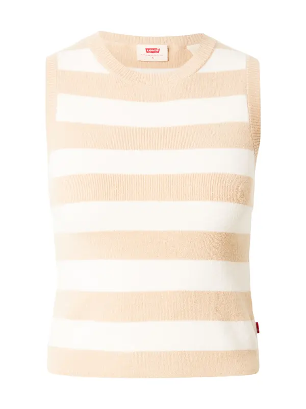 LEVI'S ® LEVI'S ® Top z naramnicami 'Ocean'  svetlo rjava / naravno bela