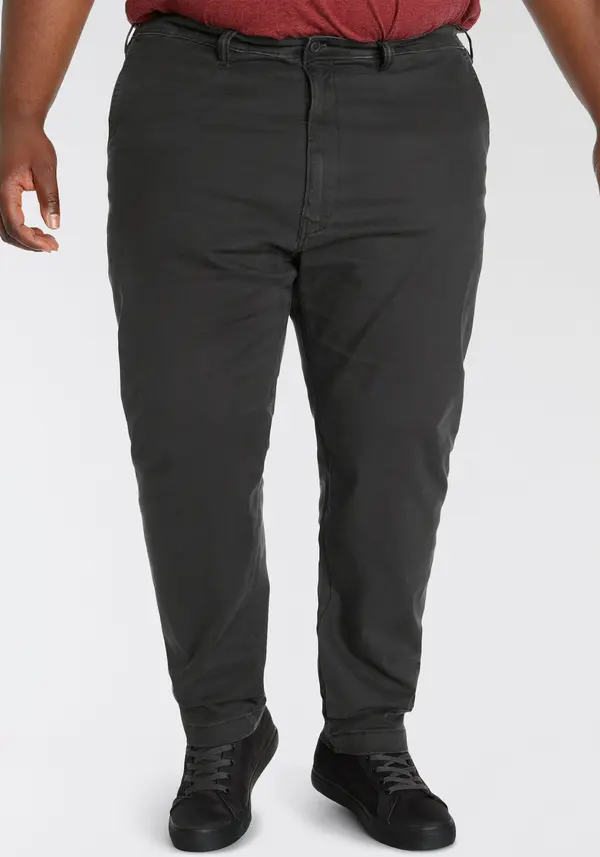 Levi's® Big & Tall Levi's® Big & Tall Chino hlače 'XX Chino Standard Taper Pants (Big & Tall)'  črna