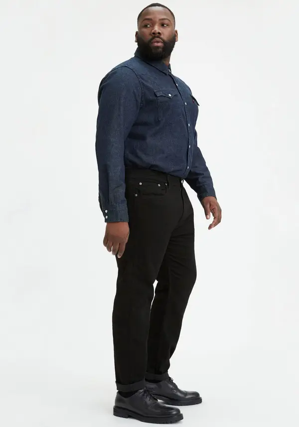 Levi's® Big & Tall Levi's® Big & Tall Kavbojke '502™ Taper Jeans (Big & Tall)'  črn denim