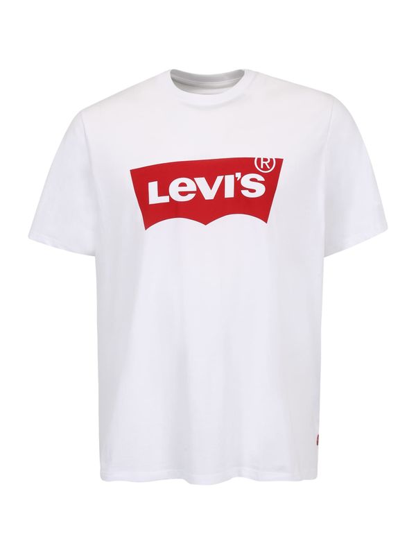 Levi's® Big & Tall Levi's® Big & Tall Majica 'B&T Big Graphic Tee'  rdeča / bela