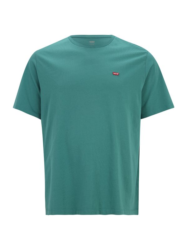 Levi's® Big & Tall Levi's® Big & Tall Majica 'Big Original HM Tee'  petrol / rdeča / bela