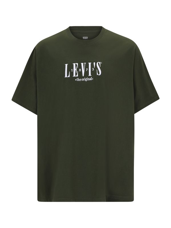 Levi's® Big & Tall Levi's® Big & Tall Majica  temno zelena / bela