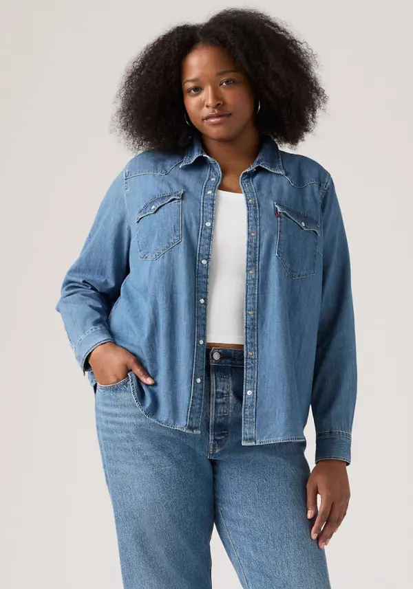 Levi's® Plus Levi's® Plus Bluza  moder denim