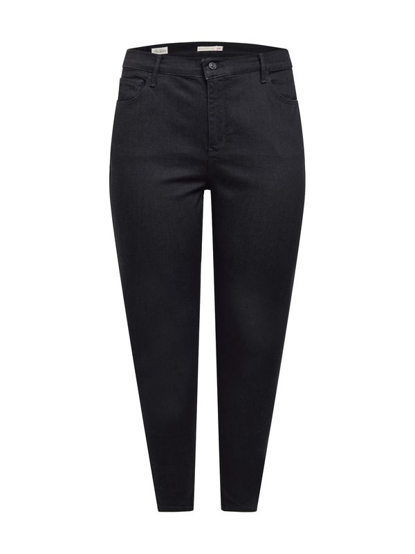 Levi's® Plus Levi's® Plus Kavbojke '720™ High Rise Super Skinny '  črn denim