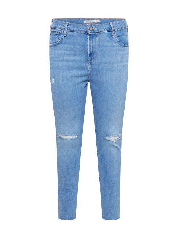 Levi's® Plus Levi's® Plus Kavbojke '721 PL Hi Rise Skinny'  modra