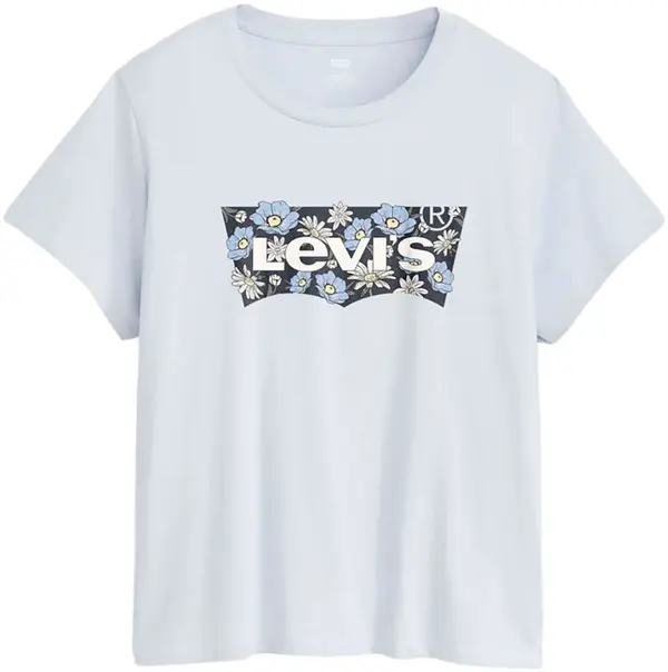 Levi's® Plus Levi's® Plus Majica 'Perfect'  marine / svetlo modra / pastelno rumena / bela
