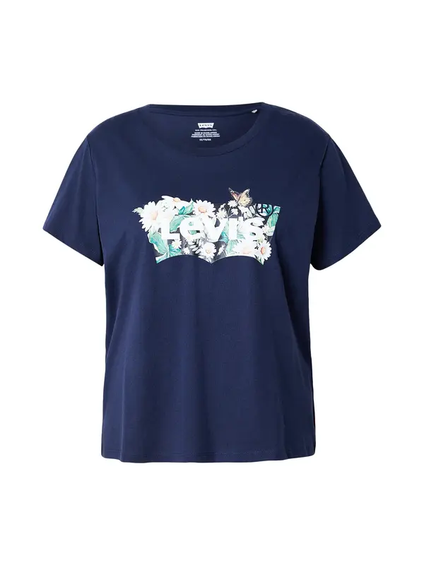 Levi's® Plus Levi's® Plus Majica 'Perfect'  marine / zelena / pastelno rdeča / bela