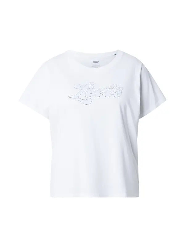 Levi's® Plus Levi's® Plus Majica 'PERFECT'  svetlo modra / naravno bela