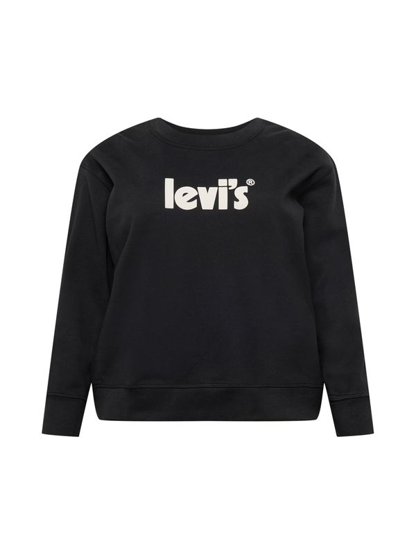 Levi's® Plus Levi's® Plus Majica 'PL Graphic Standard Crew'  črna