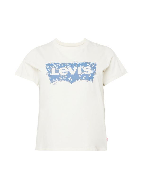 Levi's® Plus Levi's® Plus Majica 'PL Perfect Tee'  encijan / naravno bela