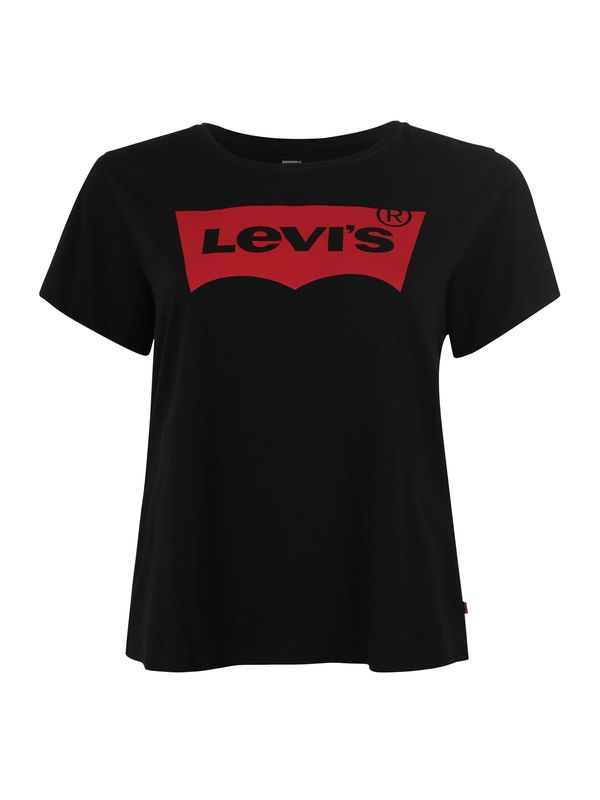 Levi's® Plus Levi's® Plus Majica 'PL Perfect Tee'  rdeča / črna