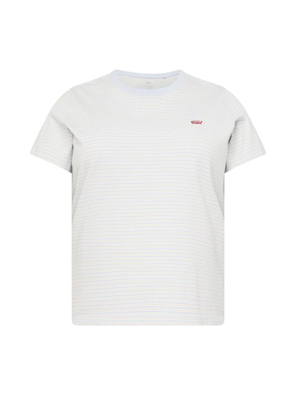 Levi's® Plus Levi's® Plus Majica 'The Perfect Tee '  temno siva / svetlo siva / bela