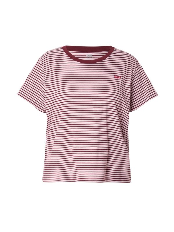 Levi's® Plus Levi's® Plus Majica  vinsko rdeča / pastelno rdeča / bela