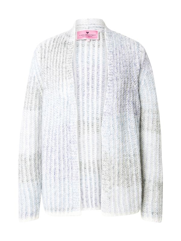 LIEBLINGSSTÜCK LIEBLINGSSTÜCK Pletena jopa 'Katalina'  svetlo modra / siva / lila / srebrna