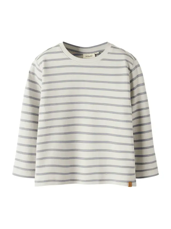 Lil'Atelier Lil'Atelier Majica 'Limia'  indigo / naravno bela