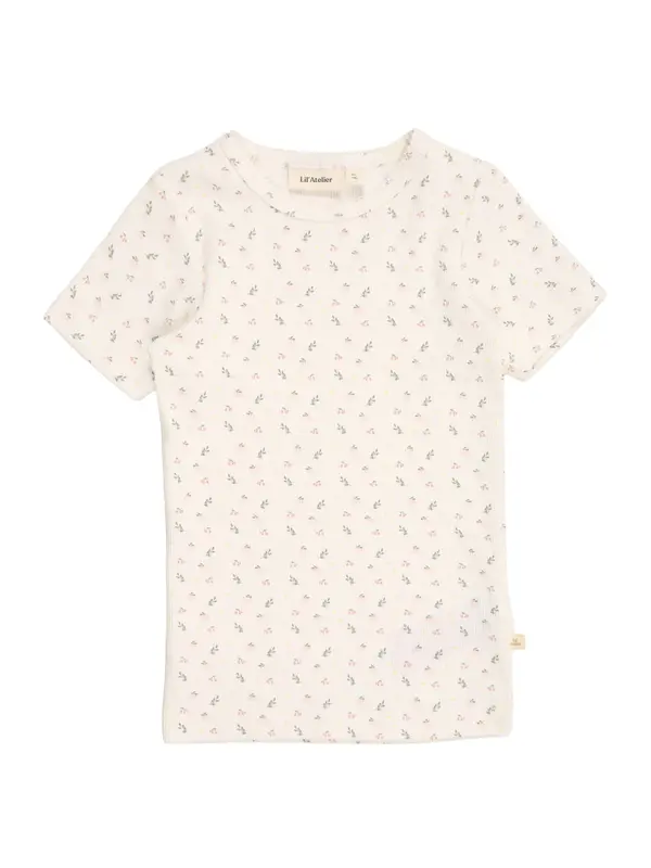 Lil'Atelier Lil'Atelier Majica 'NMFGago'  rumena / zelena / staro roza / bela