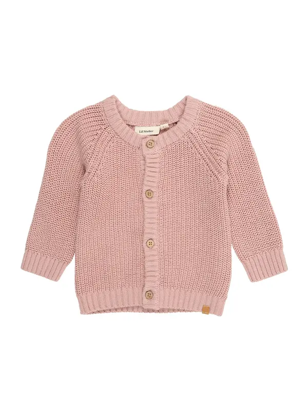 Lil'Atelier Lil'Atelier Pletena jopa 'NBNEMLEN'  staro roza