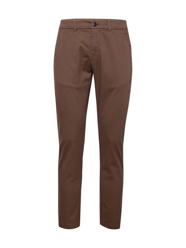 Lindbergh Lindbergh Chino hlače 'Superflex'  rjava