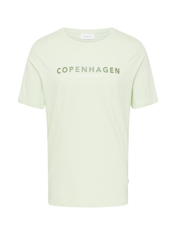 Lindbergh Lindbergh Majica 'Copenhagen'  jelka / pastelno zelena / bela