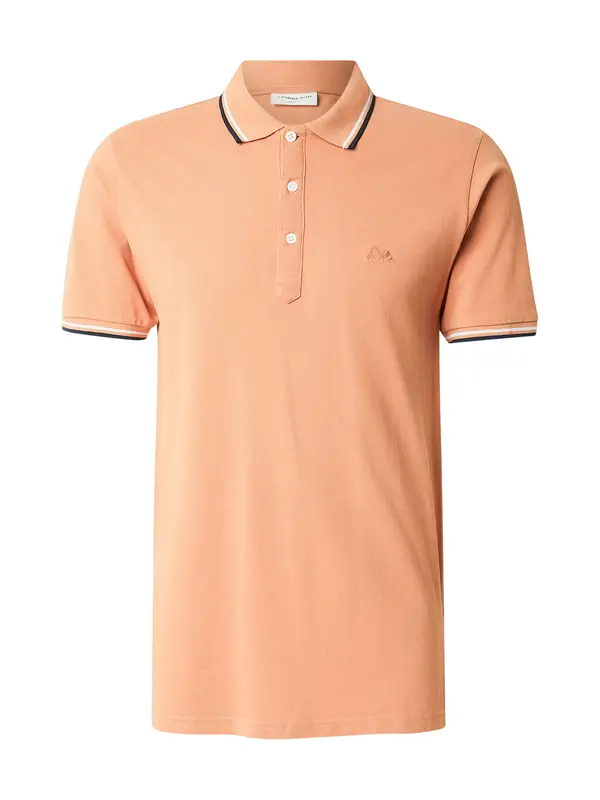 Lindbergh Lindbergh Majica  svetlo oranžna / črna / bela