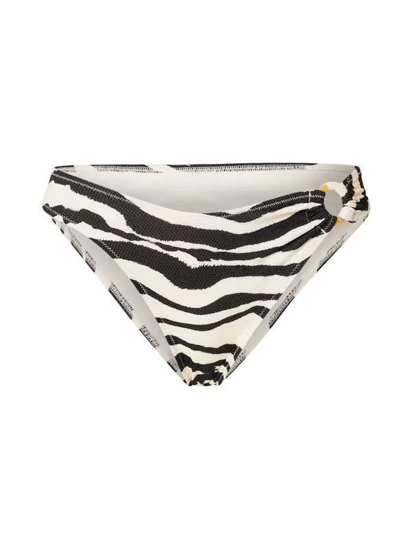 Lindex Lindex Bikini hlačke 'Naomi'  črna / off-bela