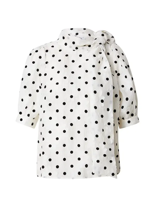 Lindex Lindex Bluza 'Darcy'  črna / bela