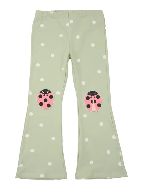 Lindex Lindex Hlače  pastelno zelena / roza / črna / off-bela