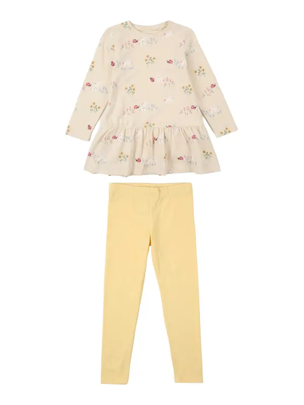 Lindex Lindex Komplet  ecru / rumena / svetlo roza / bela