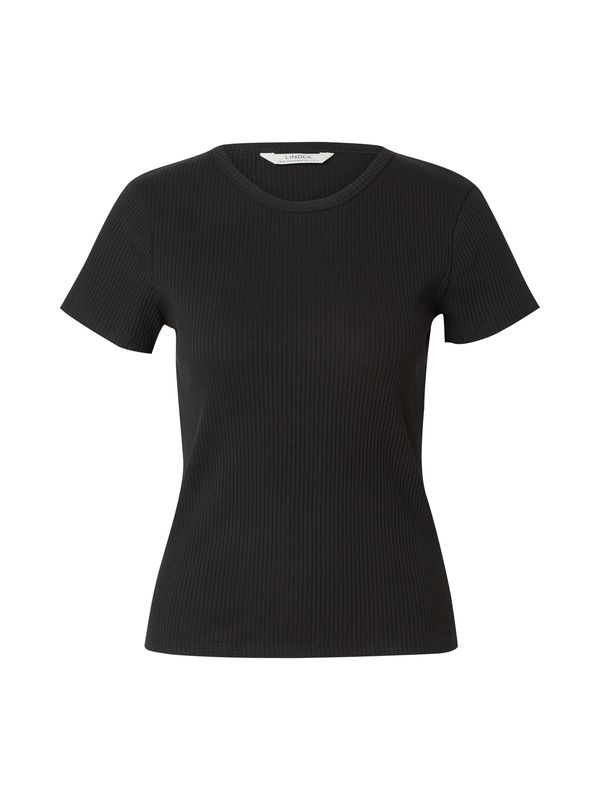 Lindex Lindex Majica 'Love'  črna