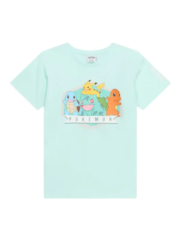 Lindex Lindex Majica 'Pokemon'  turkizna / azur / rumena / oranžna