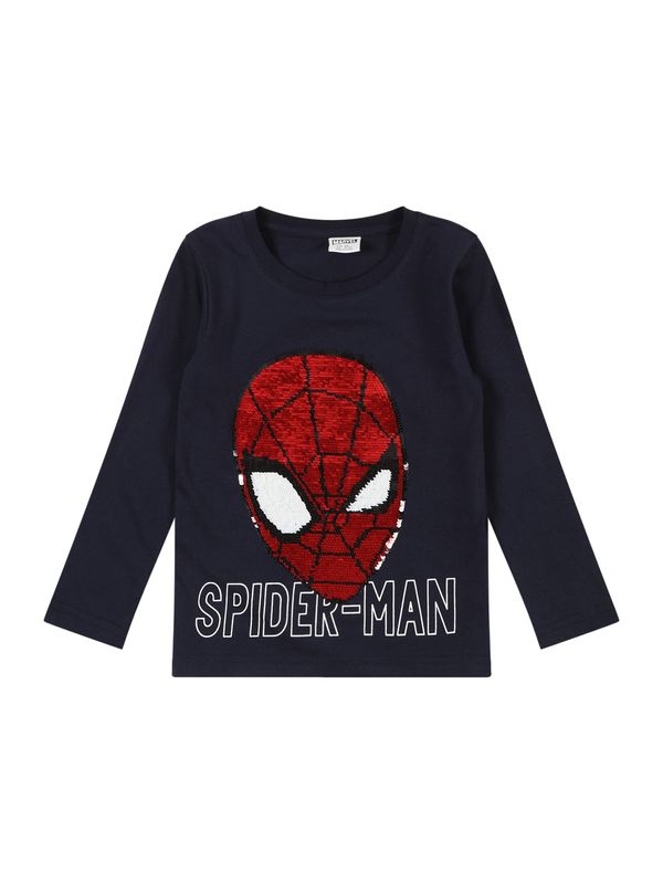 Lindex Lindex Majica 'Spiderman'  mornarska / rdeča / črna / bela