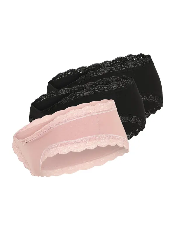 Lindex Maternity Lindex Maternity Spodnje hlačke  roza / črna