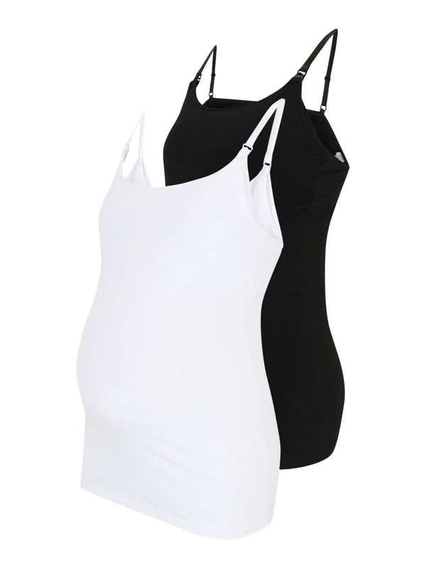 Lindex Maternity Lindex Maternity Top  črna / bela