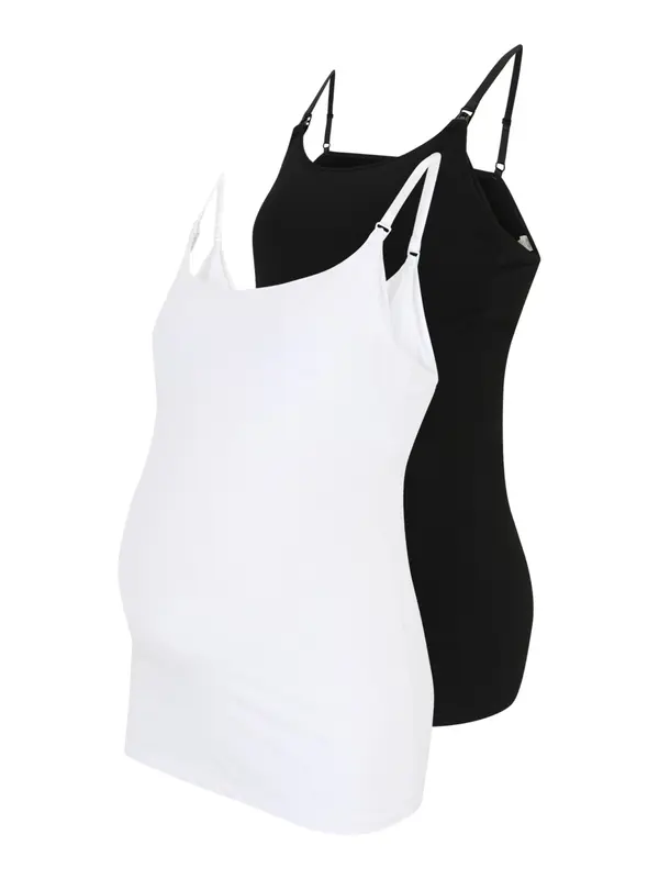 Lindex Maternity Lindex Maternity Top  črna / bela