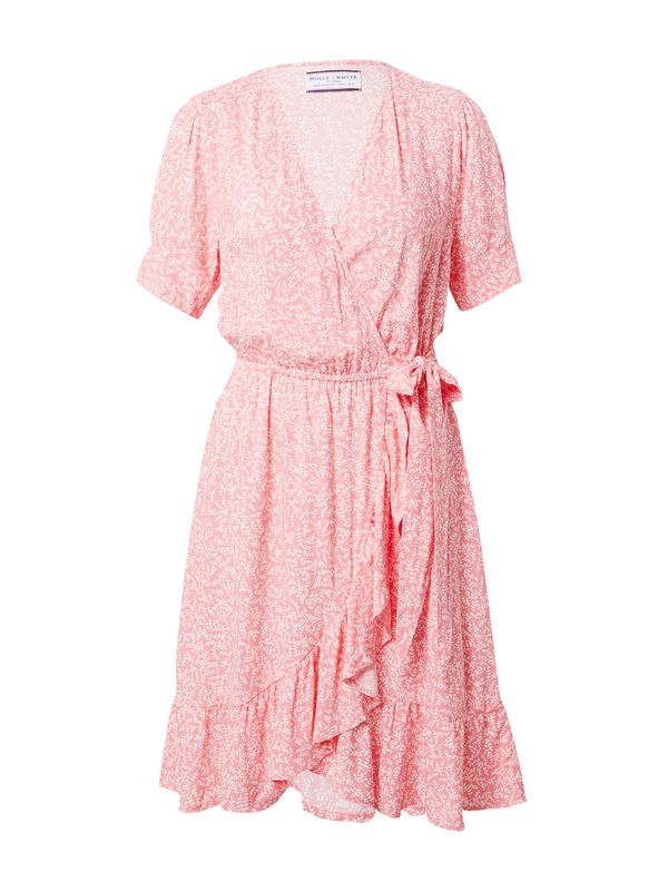 Lindex Lindex Obleka 'Clara'  svetlo roza / bela