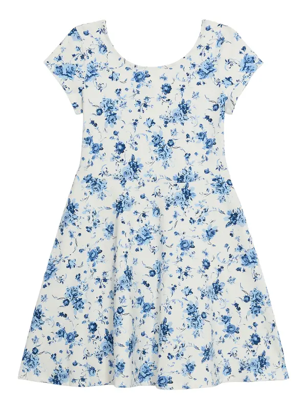 Lindex Lindex Obleka  mornarska / svetlo modra / off-bela