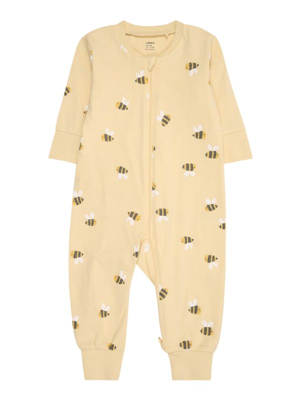 Lindex Lindex Pižama 'Bumblebee'  rumena / svetlo rumena / črna / bela