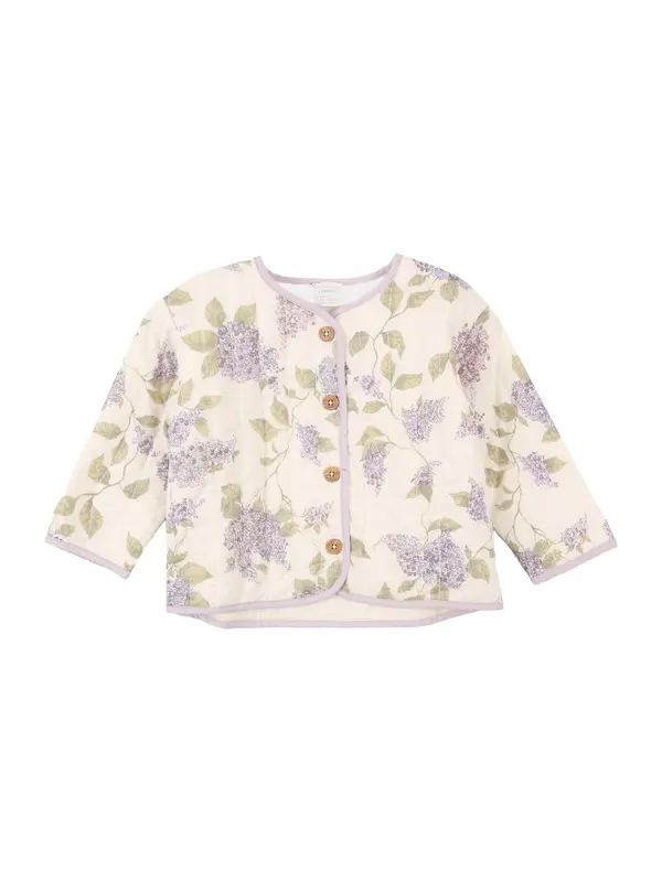 Lindex Lindex Prehodna jakna  svetlo zelena / svetlo lila / off-bela