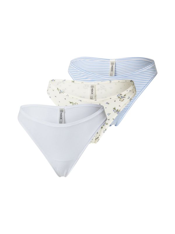 Lindex Lindex Spodnje hlačke 'Novent Wilma'  pastelno modra / pastelno rumena / zelena / bela