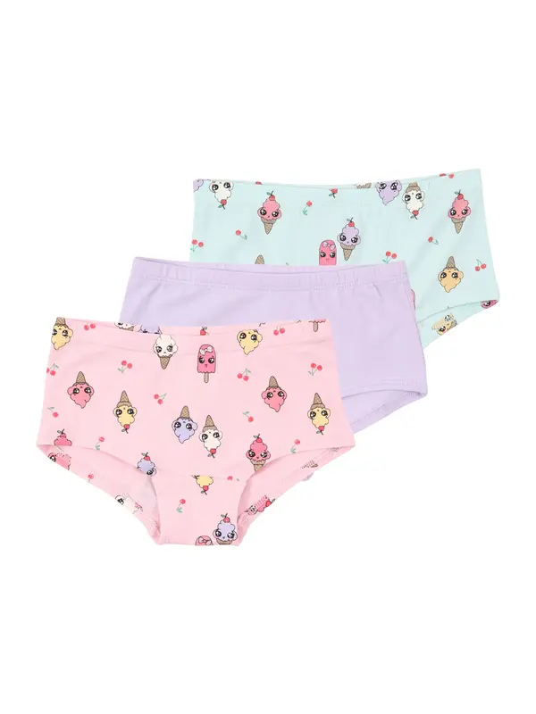 Lindex Lindex Spodnjice 'Icecream Kawaii'  pastelno modra / majnica / roza