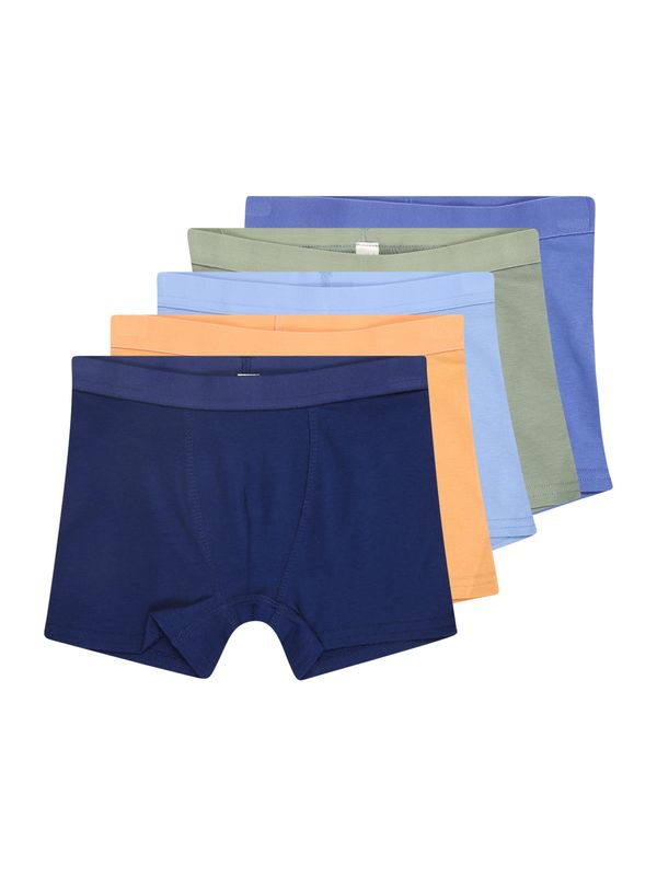 Lindex Lindex Spodnjice  mornarska / moder denim / svetlo modra / kaki / svetlo oranžna