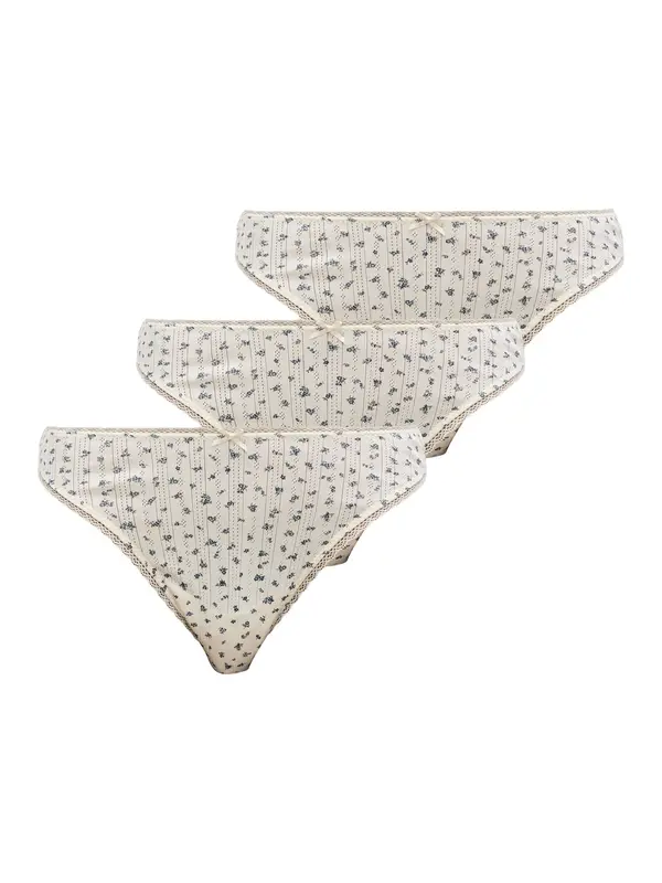 Lindex Lindex Tangice  marine / naravno bela