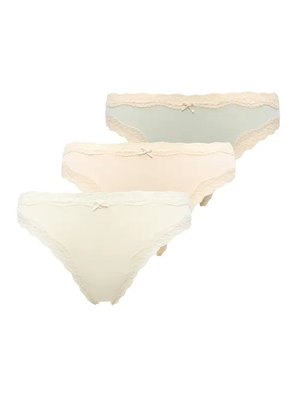 Lindex Lindex Tangice  pastelno rumena / pastelno zelena / off-bela