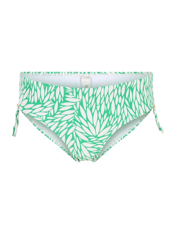 LingaDore LingaDore Bikini hlačke  zelena / bela