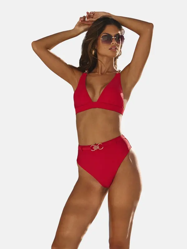 Lipsy Lipsy Bikini zgornji del  rdeča
