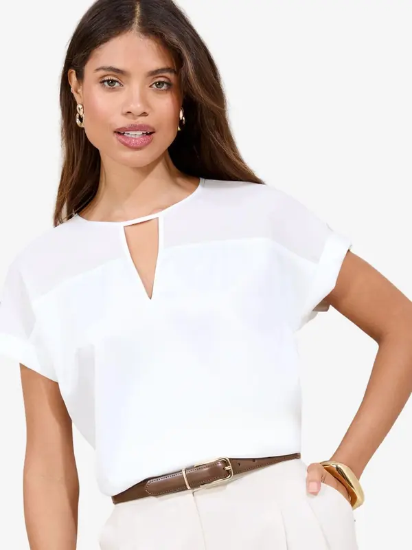 Lipsy Lipsy Bluza  bela