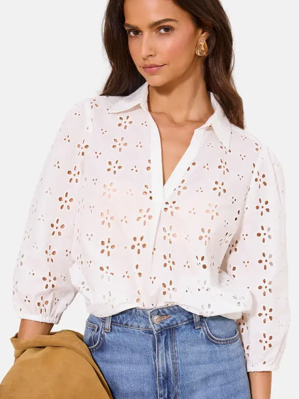 Lipsy Lipsy Bluza  bela