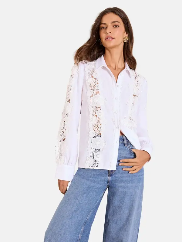 Lipsy Lipsy Bluza  bela